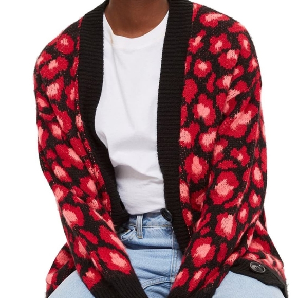 Topshop Leopard Print Cardigan 4 